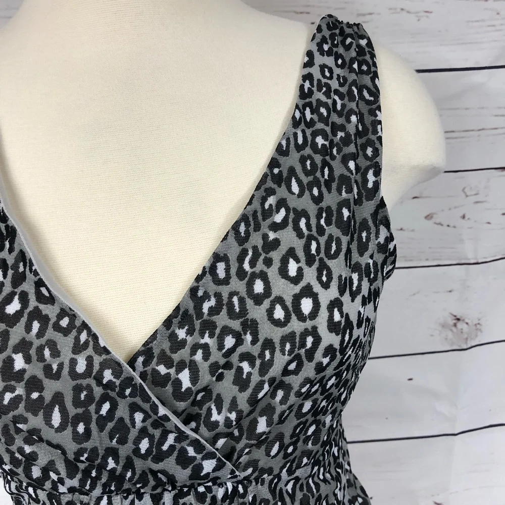 Michael Kors Leopard Print Blouse‎